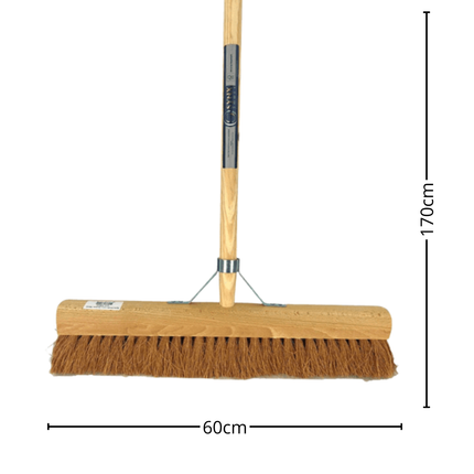 Synx Hall Broom Cocos 50cm - Soft Broom - With Handle 160cm
