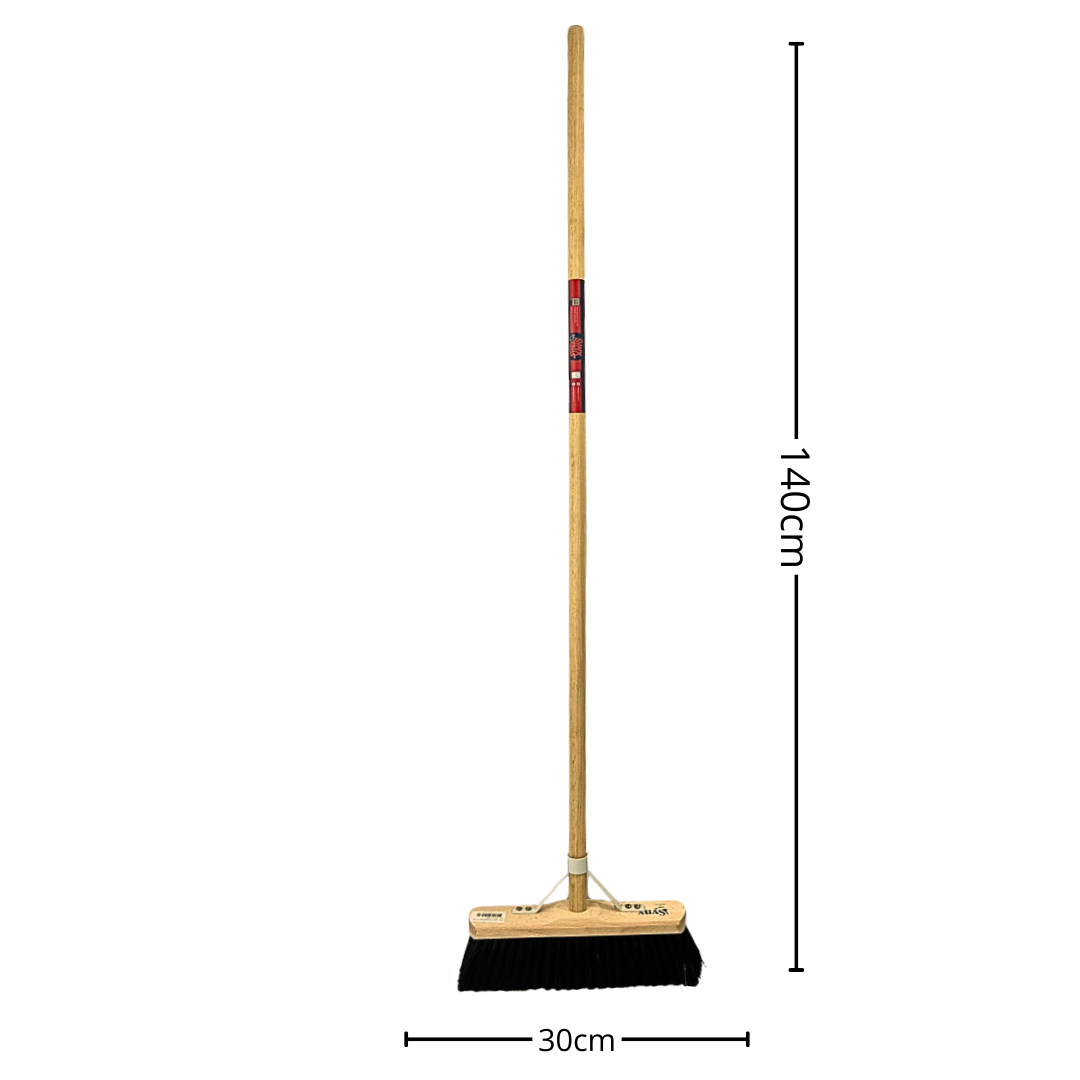 Synx Indoor Sweeper Horsehair 30cm - Soft Brooms - Handle 130cm