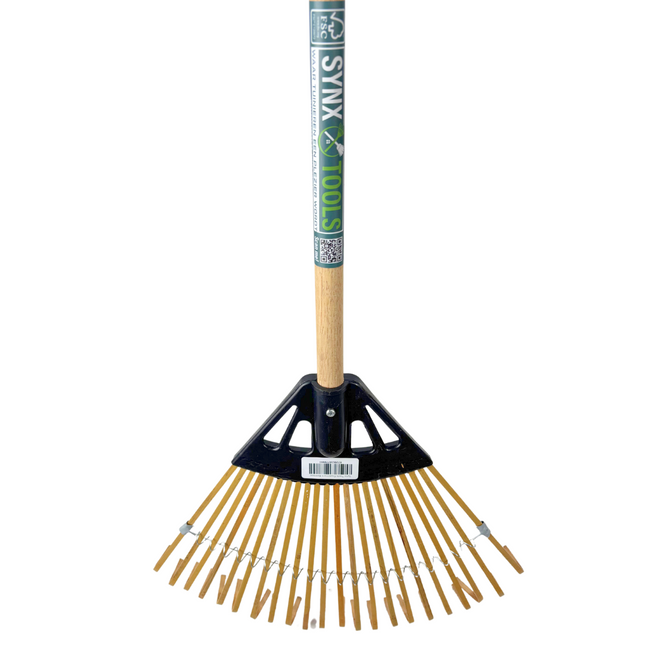 Synx Tools Grashark Bamboe - hark - onderhoud gras - Totale lengte 150 cm