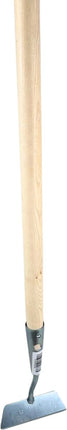 Rechte schoffel 14 cm & Synx Tools Nylons StraatBezem 40cm - Onkruidverwijderaar - Schoffel met Steel