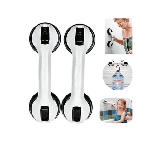 2x Anti-Slip Zuignap Handgreep - Badkamer/Toilet - 30cm