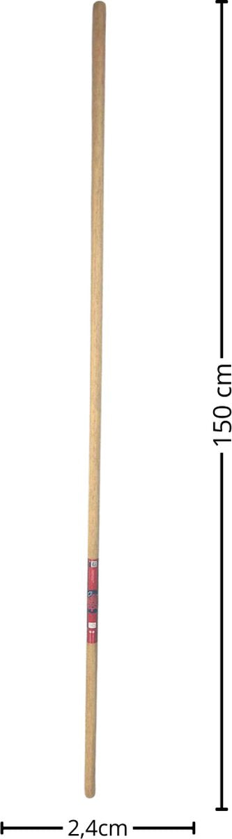Synx Tools Bezemsteel Tauari 150cm - buiten bezem - Tuinbezem