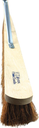 Synx Tools 2x Zaalveger 100cm  - Bezem - zachte bezem - broom - kokosbezem - bezemsteel 150cm