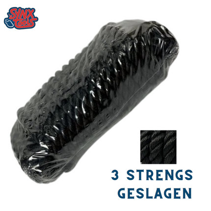 Synx Tools 3 strengs geslagen landtouw 15m