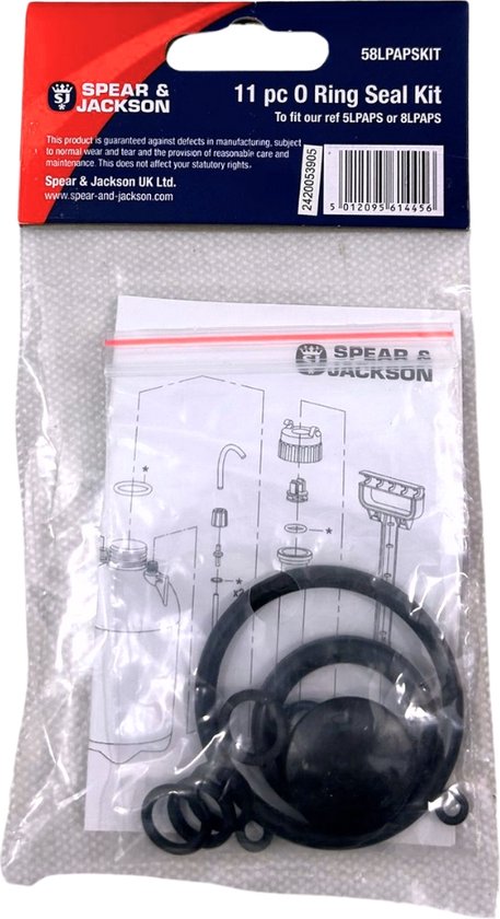 Spear & Jackson Drukspuit 5 Liter Met Ringen - Druksproeier - Onkruidverdelger - Sproeier - Drukspuiten