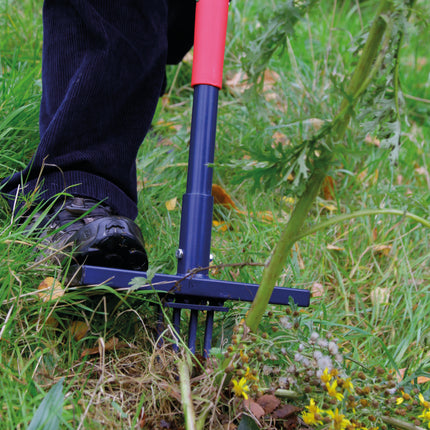 Spear & Jackson Onkruidsteker - Ragwort Ultra Weeder – Metalen Onkruidverwijderaar met Pompmechanisme - Lengte 102cm