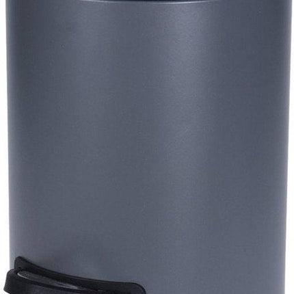 Vuilnisbak pedaalemmer 3 liter Taupe van 17 x 25 cm - Badkameraccessoires/benodigdheden