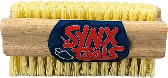 Synx Tools Nagelborstel hout set van 2 stuks - schrobborstels - nagel borstel - schrobbezem - nagelborstel hout - Voordeelverpakking