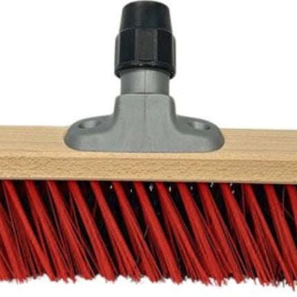Synx Tools X Bezem 40 cm met gekruiste haren voor buitengebruik