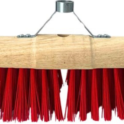 Gemeente bezem Nylon 45cm met steelhouder - Zonder Steel- bezems - buiten bezem -Harde haren/Veger