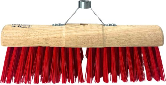 Gemeente bezem Nylon 45cm met steelhouder - Zonder Steel- bezems - buiten bezem -Harde haren/Veger