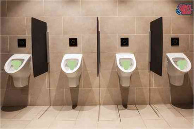 Synx Tools Urinoir 2 Stuks - rooster - Toilet Mat - Groen - Appel geur - Anti Splash Mat - Wc Rooster - Urinoirrooster