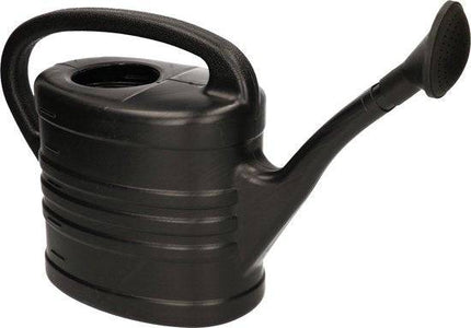 Zwarte kunststof gieter met sproeikop voor nauwkeurig water geven – Synx Store