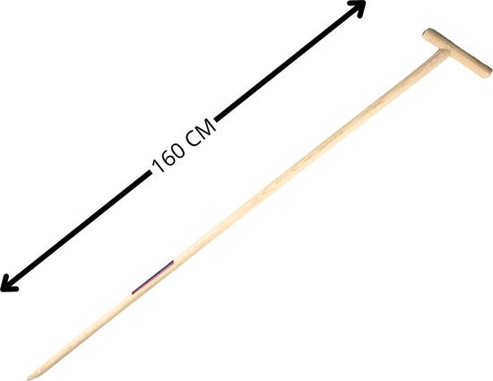 Synx Tools Hackenstiel mit Griff 170 cm Hacken – Unkrautentferner – Unkrautbekämpfung – Hackenstiel