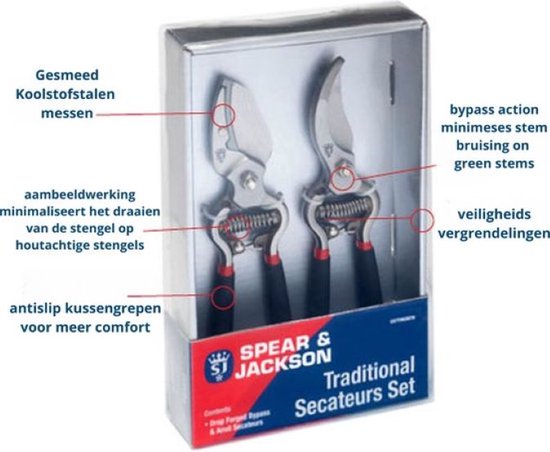Spear & Jackson 2-delige Snoeischaar set