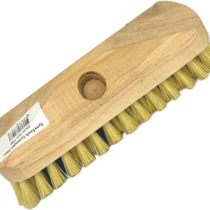 Synx Tools Luiwagen Fiber 22cm – schrobbezem zonder steel – schrobborstel voor tegels en vloeren