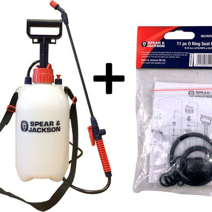 Spear & Jackson Drukspuit 5 Liter Met Ringen - Druksproeier - Onkruidverdelger - Sproeier - Drukspuiten