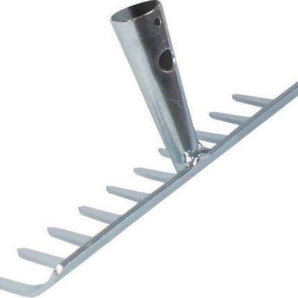 Verzinkte tuinhark 10 T zonder steel