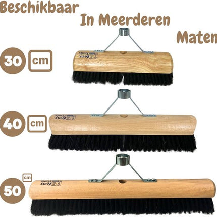 Zimmerbesen ohne Stiel 50 cm Zimmerfeger mit Stielhalter - Lose Besen
