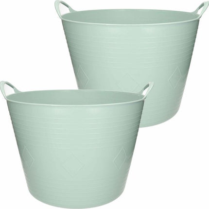 Flexibele wasmand 40 liter in kunststof voor opbergen – Synx Store