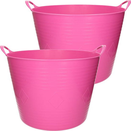 Flexibele wasmand 40 liter in kunststof voor opbergen – Synx Store