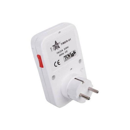 Analoge timer met randaarde voor 24-uurs gebruik