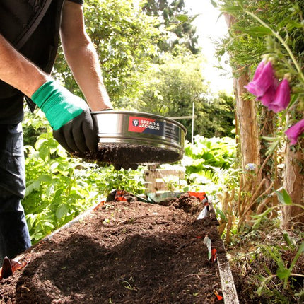 Synx Tools Voegenmes RVS + Spear & Jackson tuinzeef Ridlle - tuinzeef metaal - 10 JAAR GARANTIE - onkruidmes - met steel 150cm