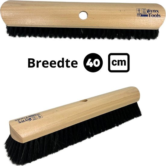 Zachte Bezem Los Paardenhaar | Zaalveger | 30-40-50-60-80-100 Cm Breed |Zaalbezem