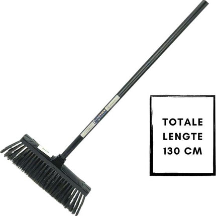 Synx Tools Binnenbezem - Zachte Bezems - Kamerveger - Veger / Zachte Bezem - Incl. Steel 130cm - Binnen Bezem