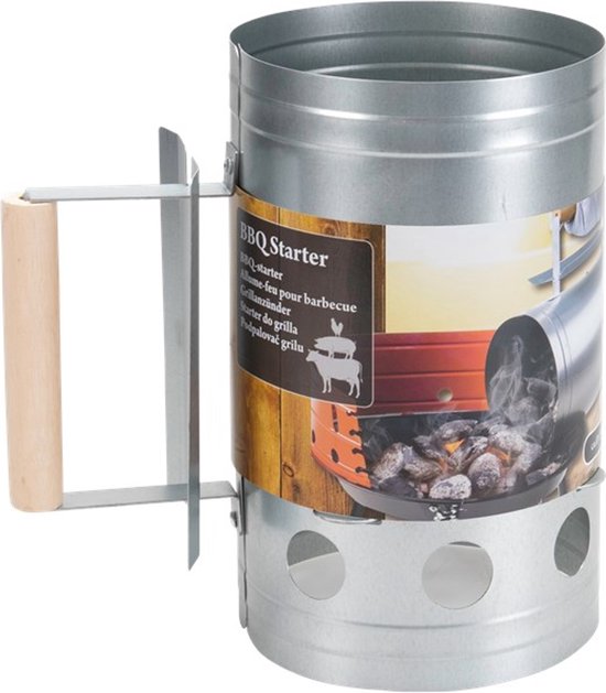 Barbecue aansteker - Kolen brander - BBQ snelstarter - HOGE KWALITEIT - CE KEURMERK - Snel en veilig in gebruik - Houtskool starter - IDEAAL VOOR DE BARBECUE