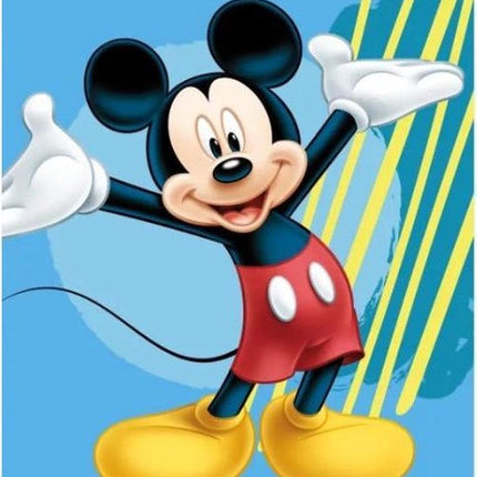 Mickey Mouse fleece deken plaid / fleecedeken 120x140 cm