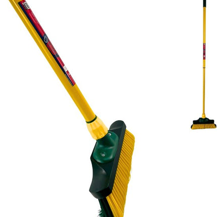 Klauwbezem 2 stuks - 28cm of 35cm - Straatbezem - Bezems - Telescopische steel 70 - 140cm