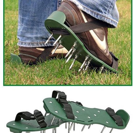 Gazonbeluchter schoenen met metalen spikes voor gazon beluchten – Synx Store