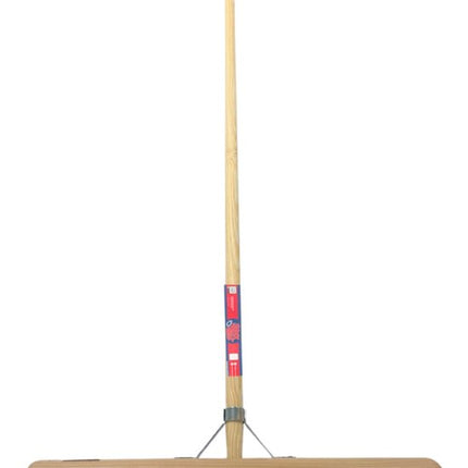 Synx Tools bezem Binnenbezem 60 cm en Stoffer en blik met lange steel 97 cm