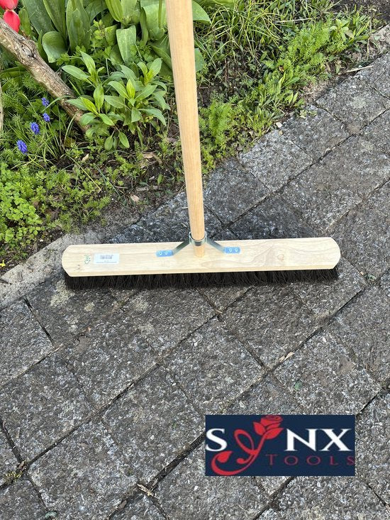 Synx Stadsbezem - Colombo 60cm - Natuurvezel - Met 150cm Steel