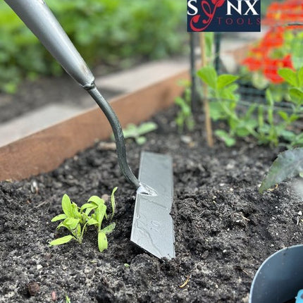 Synx Tools Rechte Schoffel 22cm met Steel 160cm + Tuinkrabber 3 Tanden met Steel 150cm
