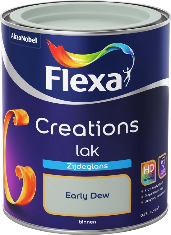 Flexa Creations Peinture pour bois - Laque pour intérieur - Brillant satiné 750 ml