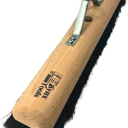 Synx Tools  Zaalveger 60cm met steelhouder - Paardenhaar - Zachte bezem - Zonder Steel - Binnenbezem