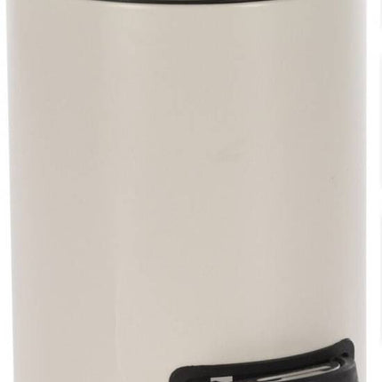Vuilnisbak pedaalemmer 3 liter Taupe van 17 x 25 cm - Badkameraccessoires/benodigdheden