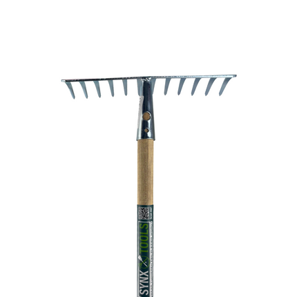 Synx Tools Tuinhark 12 tanden - harken - Inclusief steel 150 cm