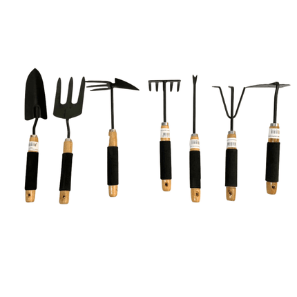 Synx Tools Tuingereedschap Set 7-delig - Schep, Schoffel, Harkje