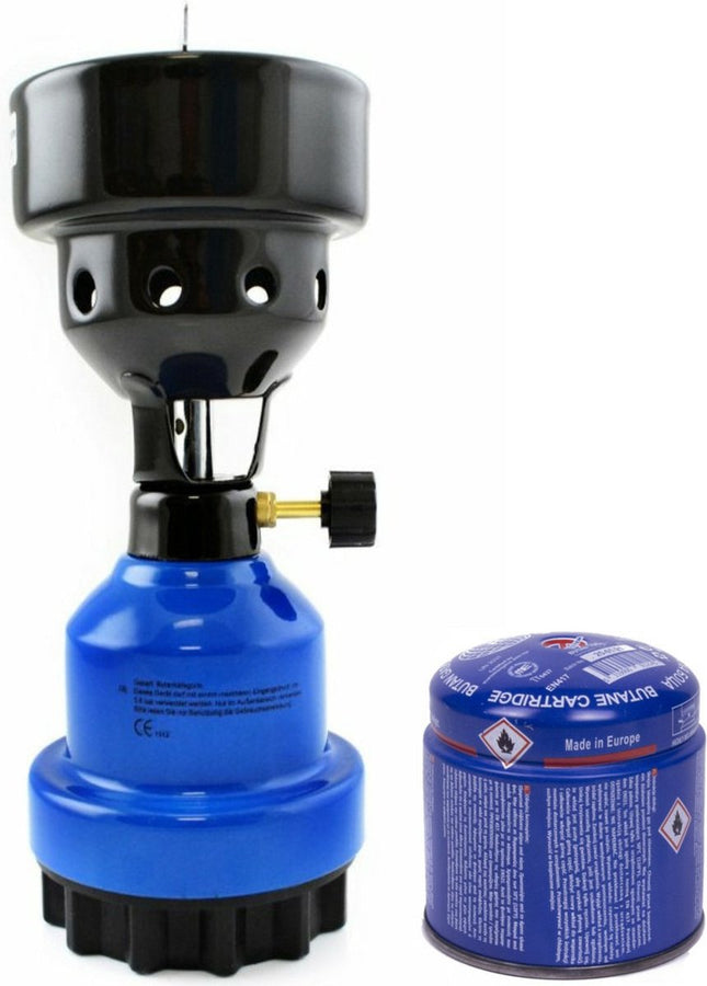 Réchaud/cuisinière de camping avec 1 cartouche de gaz - réservoir anti-crevaison Portable - Réchaud de camping