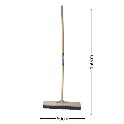 Synx Tools Stadsbezem 60 cm - straatbezem - harde bezem - Incl. bezemsteel 150 cm