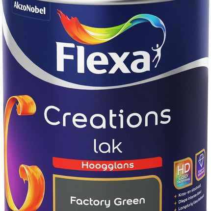 Flexa Creations – Hochglanzlack – Factory Green – 750 ml