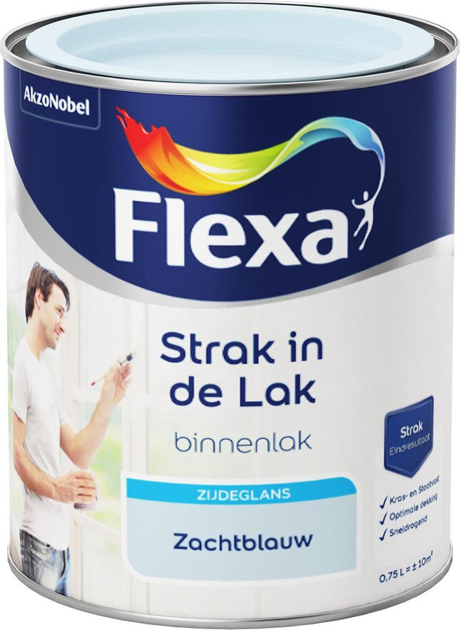 Flexa Tight in the Paint à base d'eau - Brillant Soyeux - Bleu Doux - 750 ml