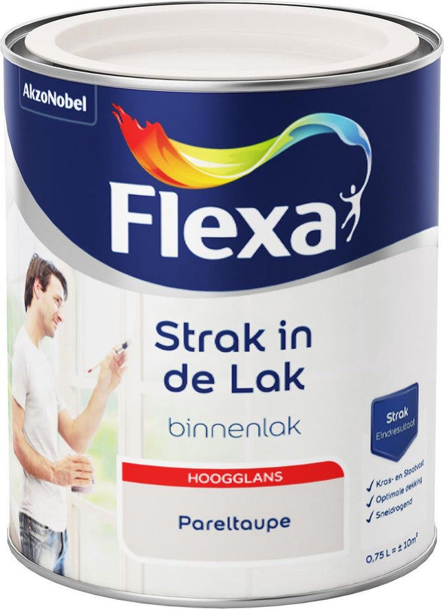 Flexa - Tight in the Paint - A base d'eau - Haute brillance - taupe nacré - 0,75 litre 
