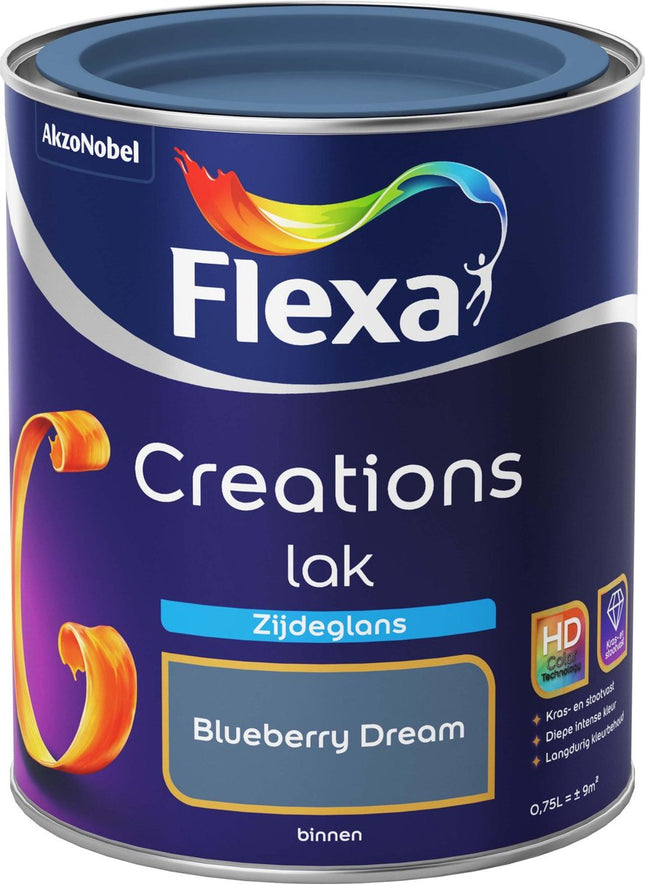 Flexa - Créations - Laque - Silk Gloss - Blueberry Dream - 750 ml