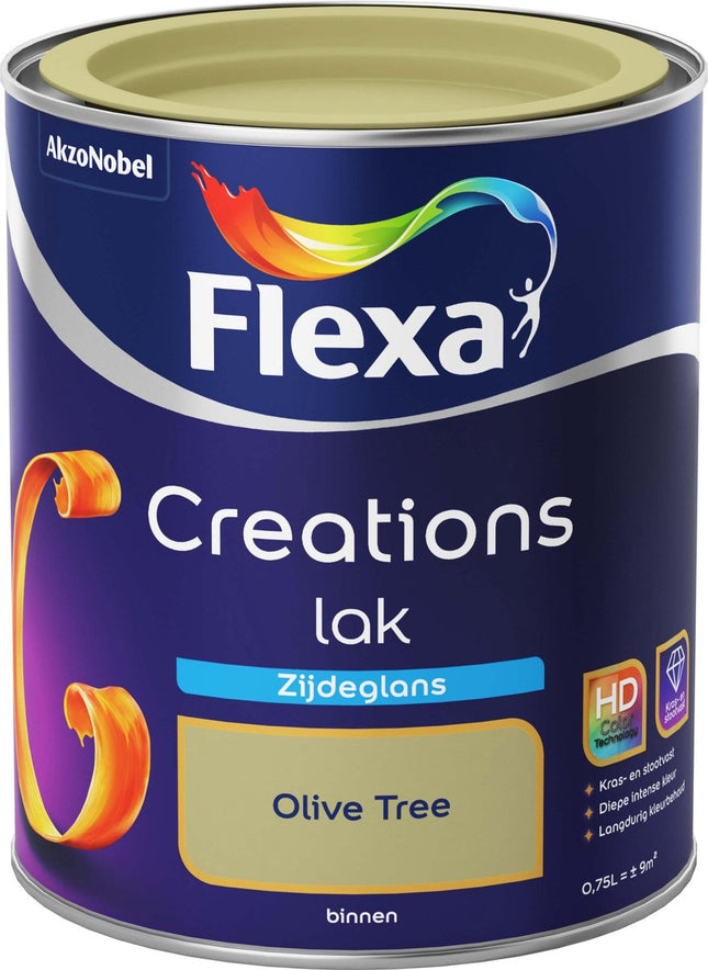 Flexa - Créations - Laque - Brillant Soie - Olivier - 750 ml