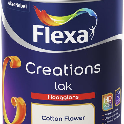 Flexa - Creations - Lack - Hochglanz - Baumwollblume - 750 ml
