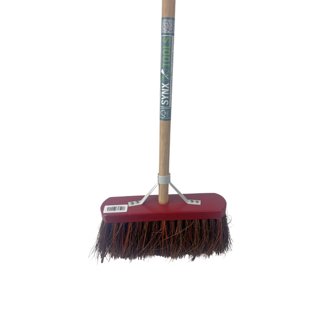 Synx Street Balai Bassin Rouge - Avec Manche 150cm - Balayeuse Extérieure
